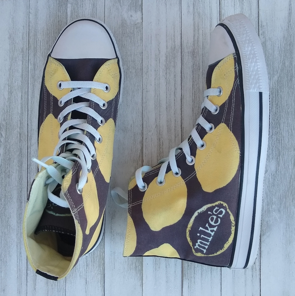 Rare Mike's Hard Lemonade Converse-style Sneakers